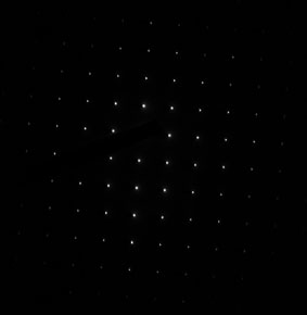 Spot diffraction pattern of Nd13CaO7.